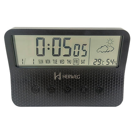imagem do produto DESPERTADOR DIGITAL 2986-034 PRETO - HERWEG