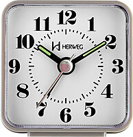 imagem de DESPERTADOR QUARTZ 2504-024 CINZA - HERWEG