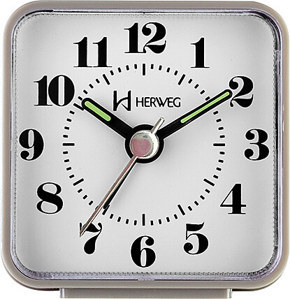 imagem do produto DESPERTADOR QUARTZ 2504-024 CINZA - HERWEG