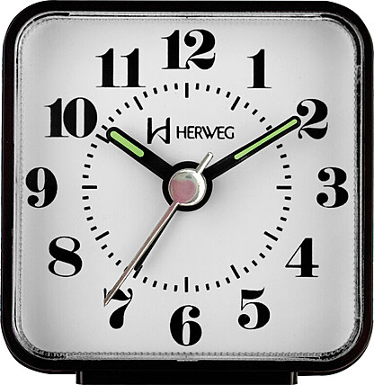 imagem do produto DESPERTADOR QUARTZ 2504-034 PRETO - HERWEG