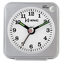 imagem de DESPERTADOR QUARTZ 2510-024 CINZA - HERWEG