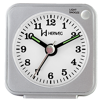 imagem do produto DESPERTADOR QUARTZ 2510-024 CINZA - HERWEG