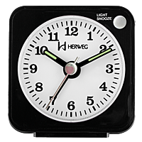 imagem de DESPERTADOR QUARTZ 2510-034 PRETO - HERWEG