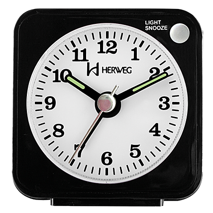 imagem do produto DESPERTADOR QUARTZ 2510-034 PRETO - HERWEG