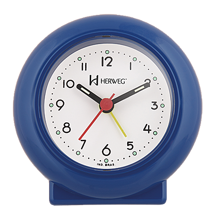 imagem do produto DESPERTADOR QUARTZ 2611-011 AZUL - HERWEG