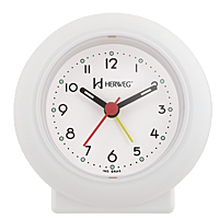 imagem de DESPERTADOR QUARTZ 2611-021 BRANCO - HERWEG