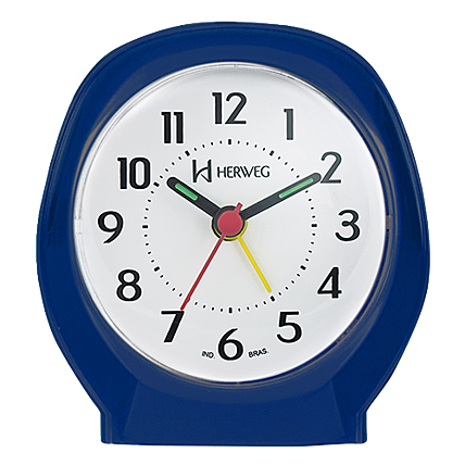 imagem do produto DESPERTADOR QUARTZ 2634-011 AZUL - HERWEG