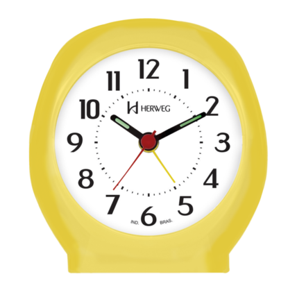 imagem do produto DESPERTADOR QUARTZ 2634-260 AMARELO - HERWEG