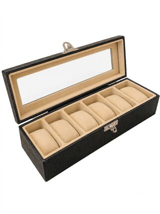 imagem do produto EST. COURVIN P/ RELOGIO 06 LUGARES - PRETO/BEGE