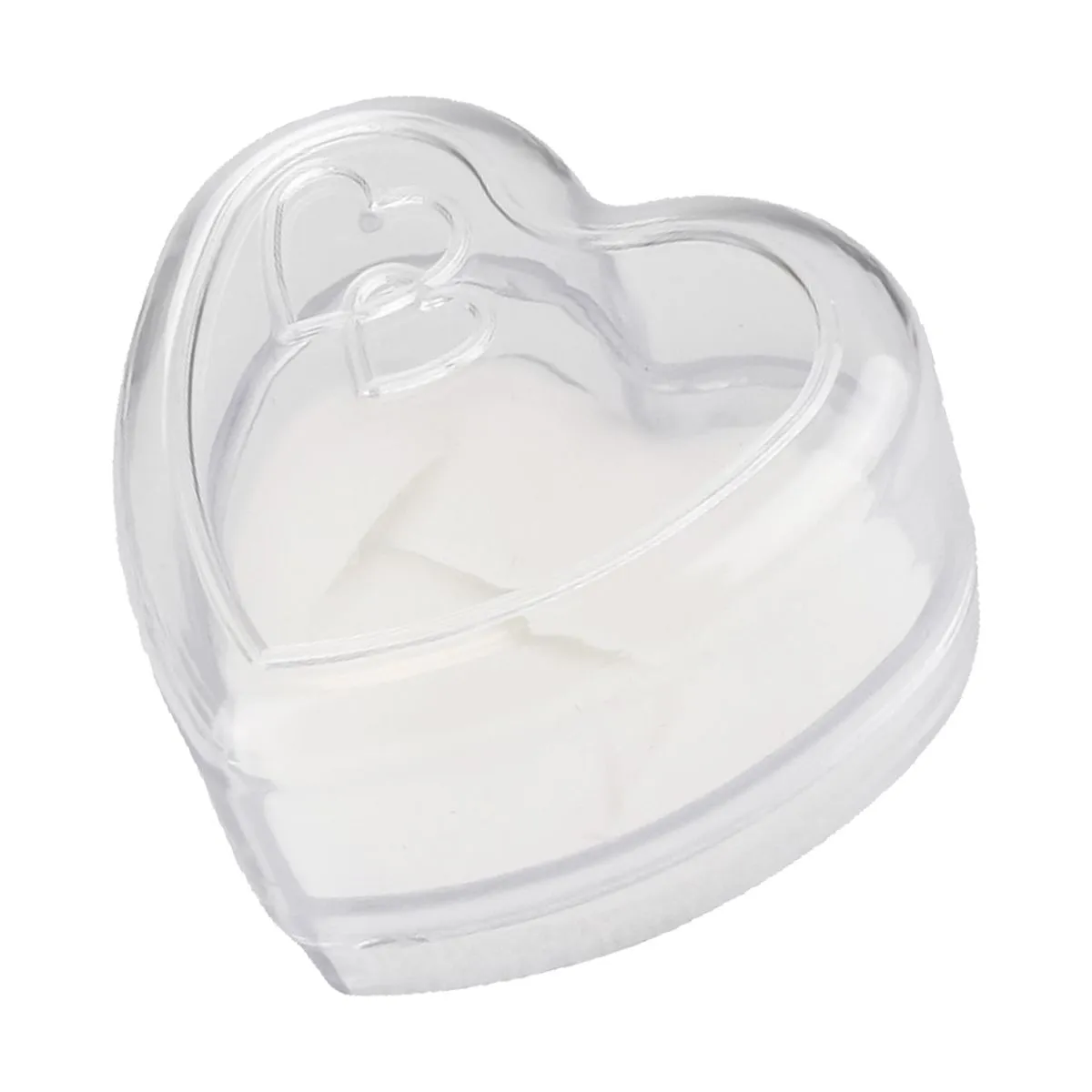 imagem de EST. PLASTICO CORACAO #2310 TRANSPARENTE (30 PCS)