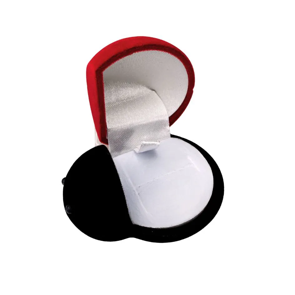 imagem do produto  EST. VELUDO P/ANEL - JOANINHA VERMELHO
