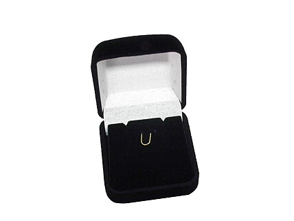 imagem do produto EST. VELUDO PING./BRINCO 5X5,5CM - PRETO
