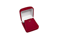 imagem de EST. VELUDO PING./BRINCO 5X5,5CM - VERMELHO