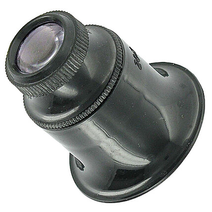 imagem do produto LUPA DE PLASTICO DUPLA 20X