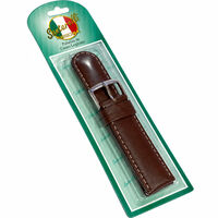 imagem de PULS. DE COURO SANTARELLI ESP 24MM - MARROM/BRANCO
