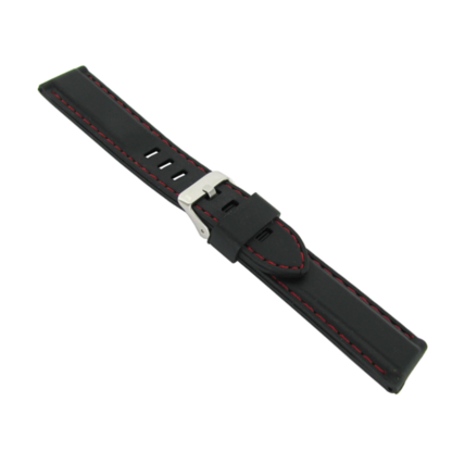 imagem do produto PULS. DE SILICONE BR17 20MM - PRETO/VERM