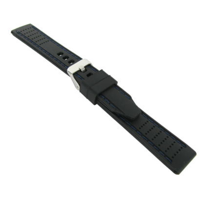 imagem do produto PULS. DE SILICONE BR18 18MM - PRETO/AZUL