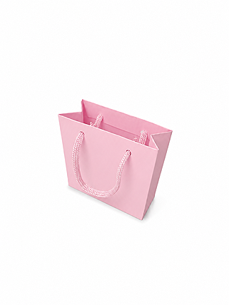 imagem do produto SACOLA LISA 10X10X4CM ROSA (10 PCS)