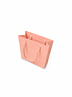 imagem de SACOLA LISA 10X10X4CM SALMAO (10 PCS)