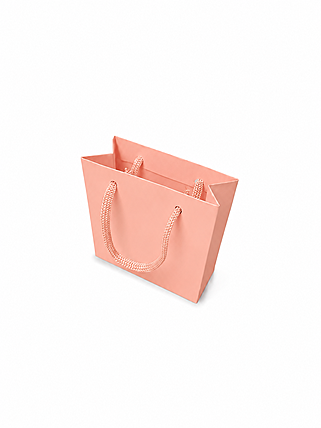 imagem do produto SACOLA LISA 10X10X4CM SALMAO (10 PCS)