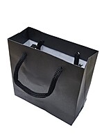 imagem de SACOLA LISA 25X20X8CM PRETA (10 PCS)