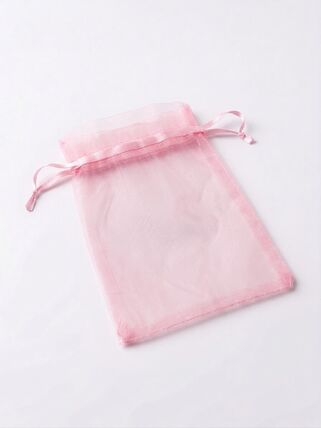 imagem do produto SAQ. ORGANZA 12X16CM - ROSA (10 PCS)