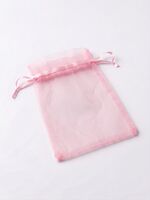imagem de SAQ. ORGANZA 12X16CM - ROSA (10 PCS)