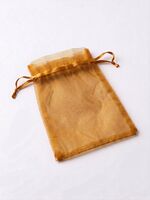 imagem de SAQ. ORGANZA 9X12CM - DOURADO (10 PCS)